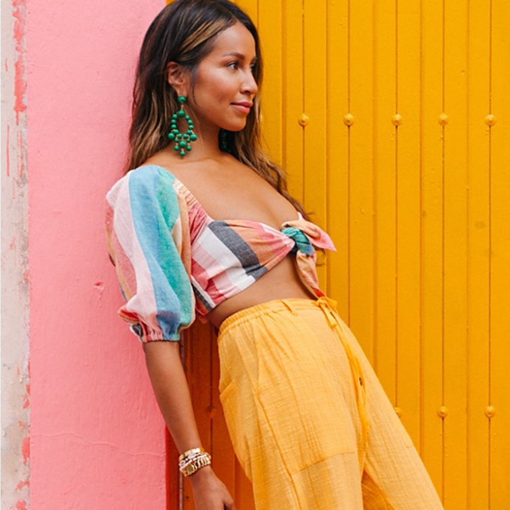 Billabong x Sincerely Jules cropped top